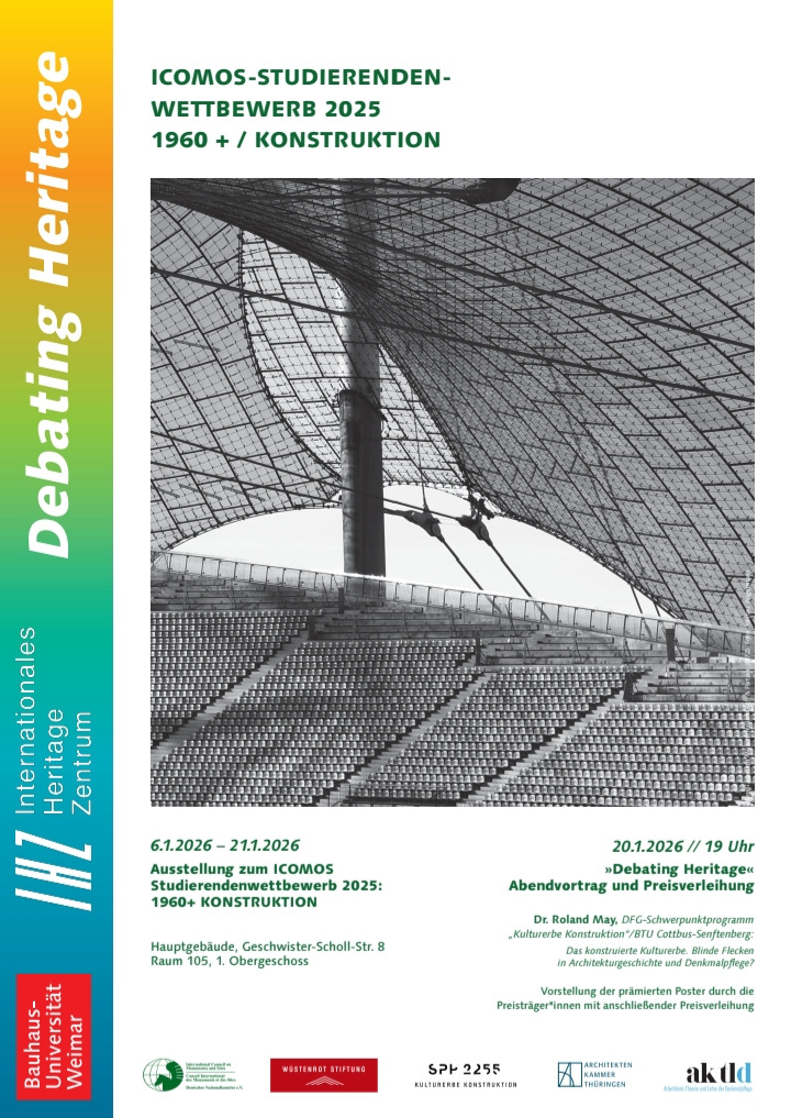 20. Januar 2026, Weimar -- Preisverleihung für ICOMOS-Studierendenwettbewerb 2025