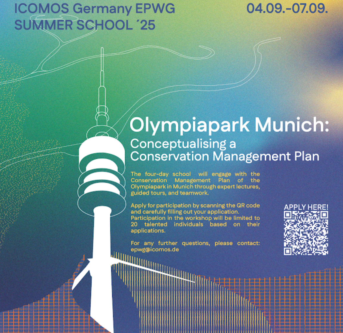 ICOMOS EPWG Summer School 2025 "Olympiapark Munich: Conceptualising a Conservation Management Plan"