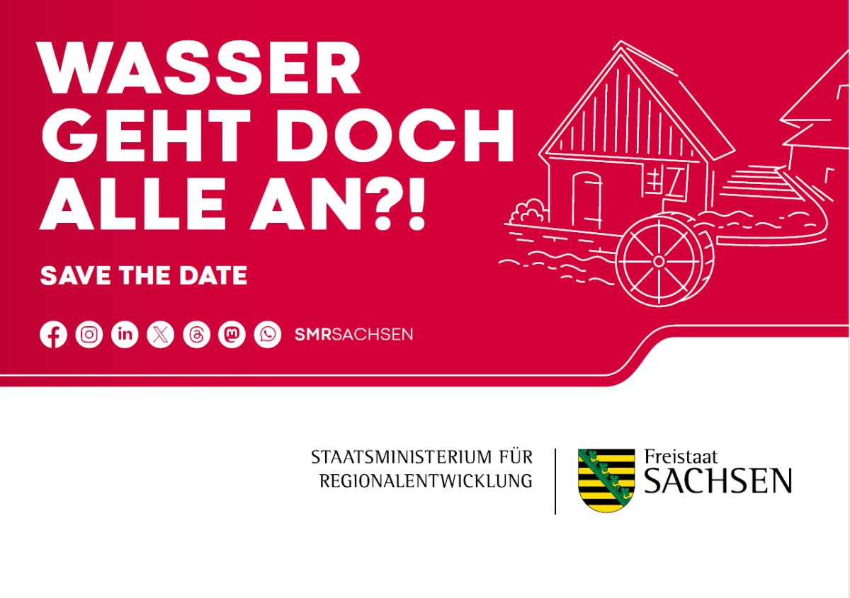 Save the Date, 7. November 2024, Leipzig -- Tagung: Welt.Erbe.Wasser