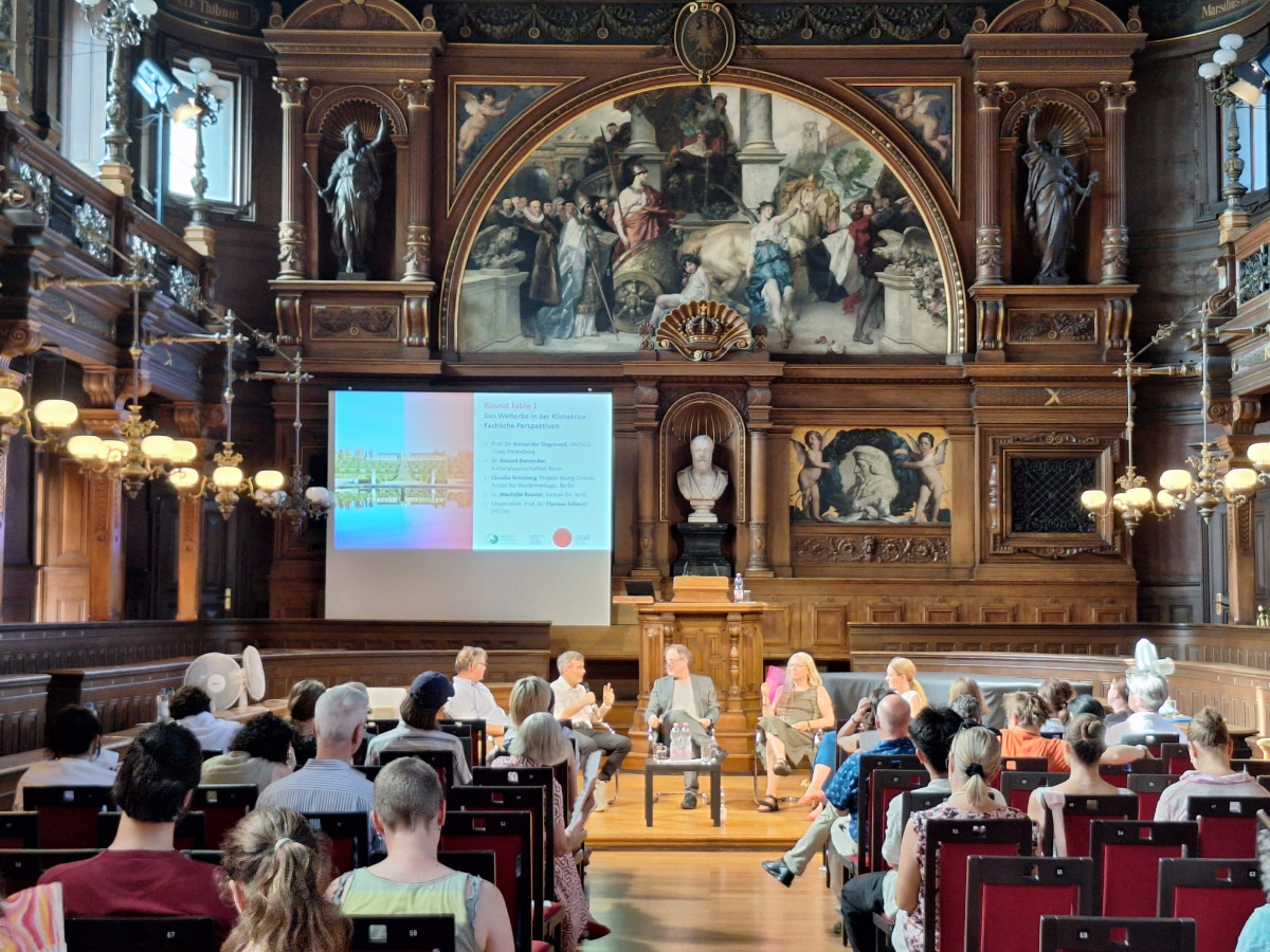Bericht zur Podiumsdiskussion „Das UNESCO-Welterbe in der Klimakrise: Was können wir tun?“